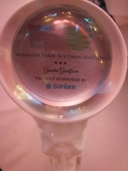 Sanlam Top Award for Ganora Guestfarm