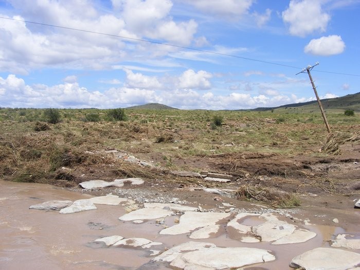Floods at Ganora Guestfarm during 2011-18